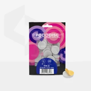 Repuestos Con Base de Esponja para disco de pedicura PRO L (25 piezas) - Imagen 2